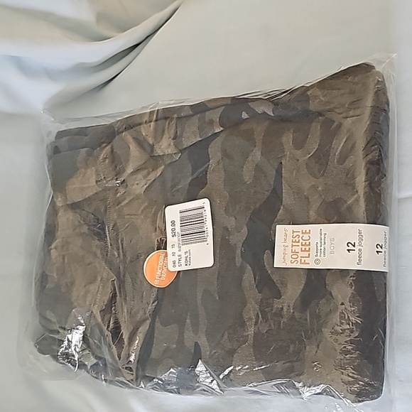 Boys Camo Fleece Pants - Picture 1 of 5